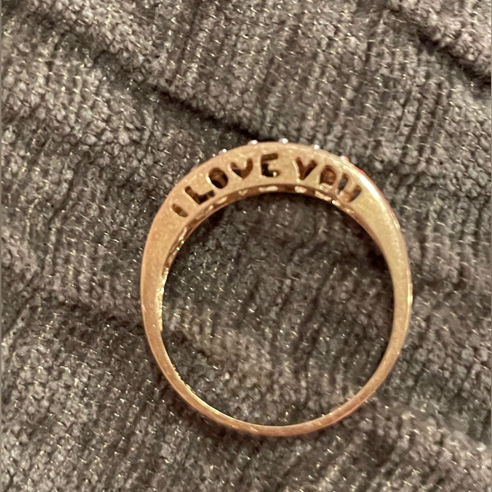 10K Gold Love Ring